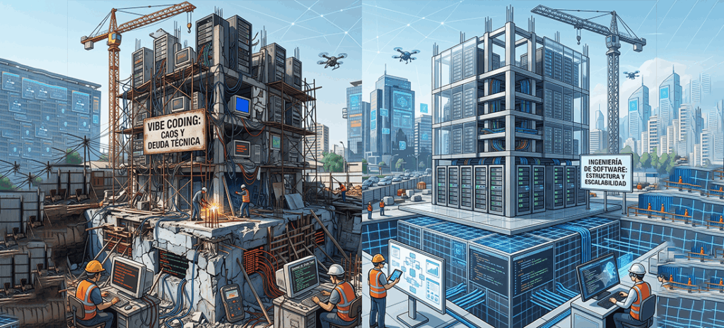 vibe coding vs ingeniera de software